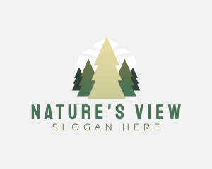 Woodland Tree Forest logo design