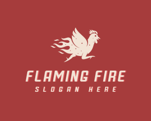 Fire Chicken BBQ Restaurant logo design