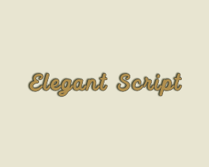 Script Business Brand logo design