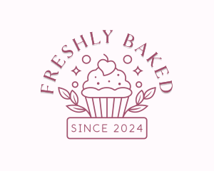 Cupcake Pastry Baker logo design