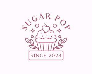 Cupcake Pastry Baker logo design