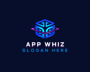 Application Digital Cube  logo design