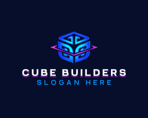 Application Digital Cube  logo design