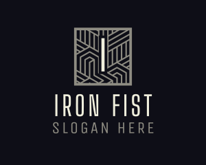 Wrought Iron Industrial Metalworks logo design