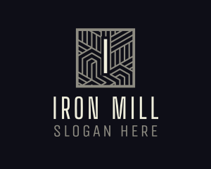 Wrought Iron Industrial Metalworks logo design