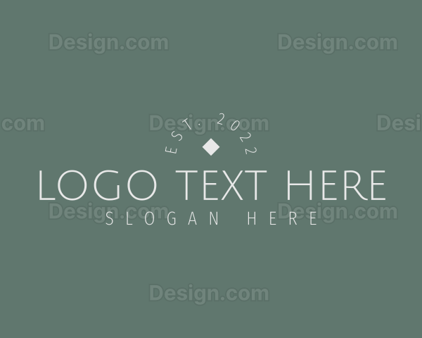 Classy Thin Diamond Logo