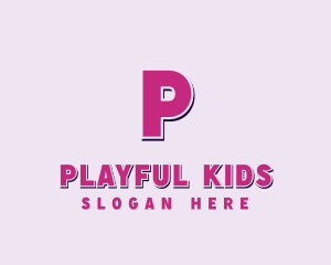 Playful Fun Daycare logo design