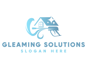 Housekeeping Pressure Washer logo design