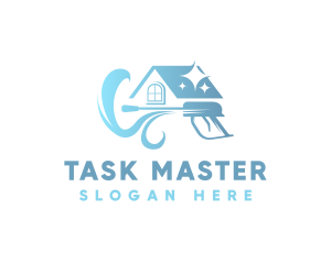 Housekeeping Pressure Washer logo design