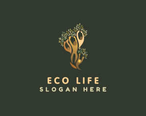 Family Nature Tree logo design