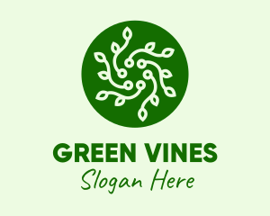 Circle Vines Pattern logo