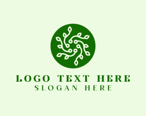 Wreath Vines Pattern logo