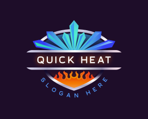 Cold Heat Ventilation logo design