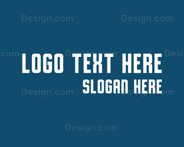 Minimalist Tech Wordmark Logo