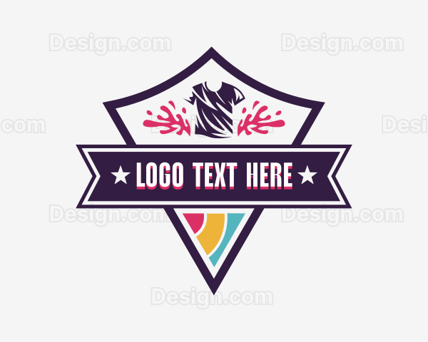 Printing Tee Shield Logo