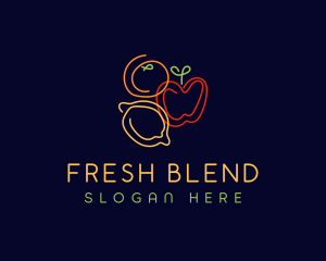 Fresh Fruit Grocery logo design