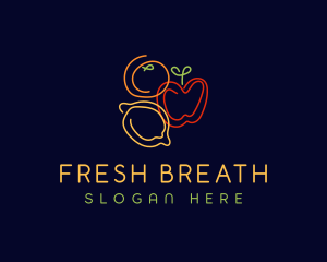 Fresh Fruit Grocery logo design