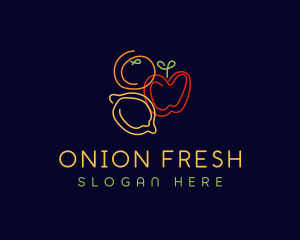 Fresh Fruit Grocery logo design