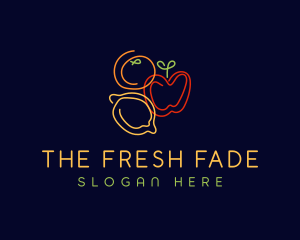 Fresh Fruit Grocery logo design