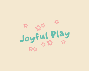 Playful Baby Stars logo design