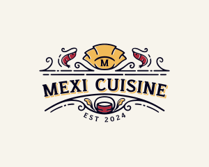 Shrimp Seafood Cuisine logo design