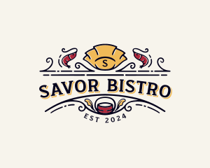 Shrimp Seafood Cuisine logo design