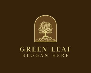 Tree Roots Plant logo