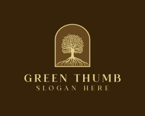 Tree Roots Plant logo