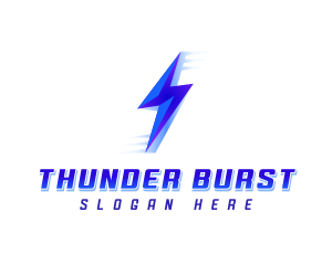 Technology Thunder Bolt logo design