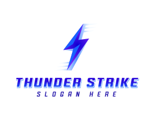 Technology Thunder Bolt logo design