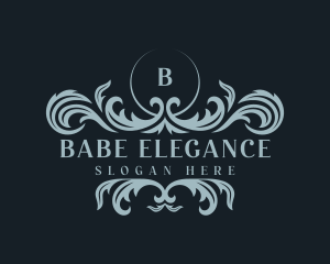 Elegant Floral Wedding logo design