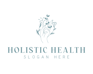 Holistic Wellness Flower logo design