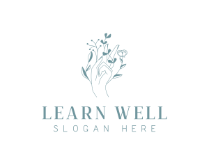 Holistic Wellness Flower logo design