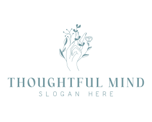 Holistic Wellness Flower logo design