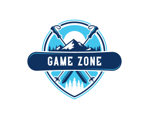 Ski Snowboard Sport logo