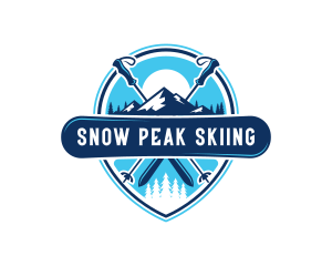 Ski Snowboard Sport logo