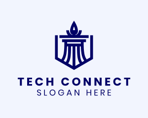 Torch Column Shield Logo