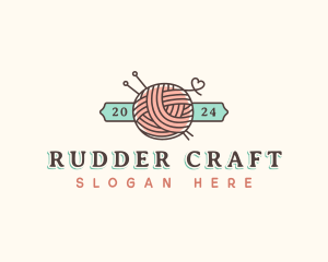 Crochet Yarn Thread logo design