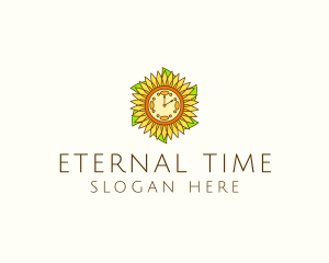 Sunflower Wellness Time  logo design