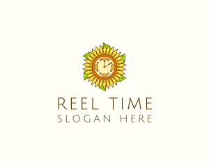 Sunflower Wellness Time  logo design