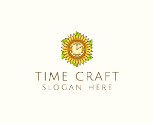 Sunflower Wellness Time  logo design