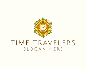 Sunflower Wellness Time  logo design