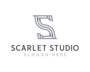 Architect Designer Studio Letter S logo design