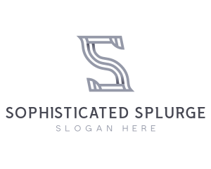 Architect Designer Studio Letter S logo design