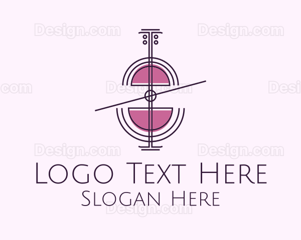 Wine Glass Cello Logo