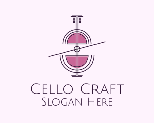 Wine Glass Cello logo