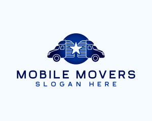 Trailer Truck Automotive logo design