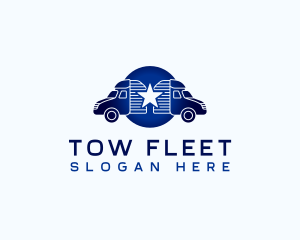 Trailer Truck Automotive logo design