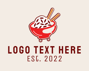 Oriental Rice Food Cart  logo