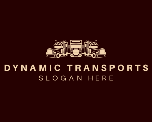 Freight Delivery Trucking logo design